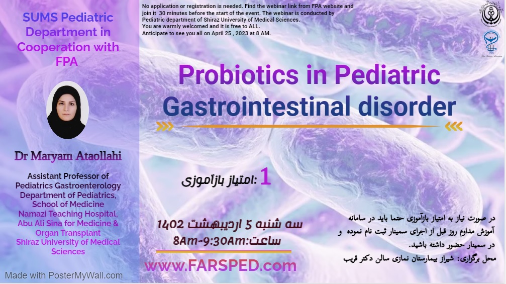 Probiotics in Pediatric Gastrointestinal disorder