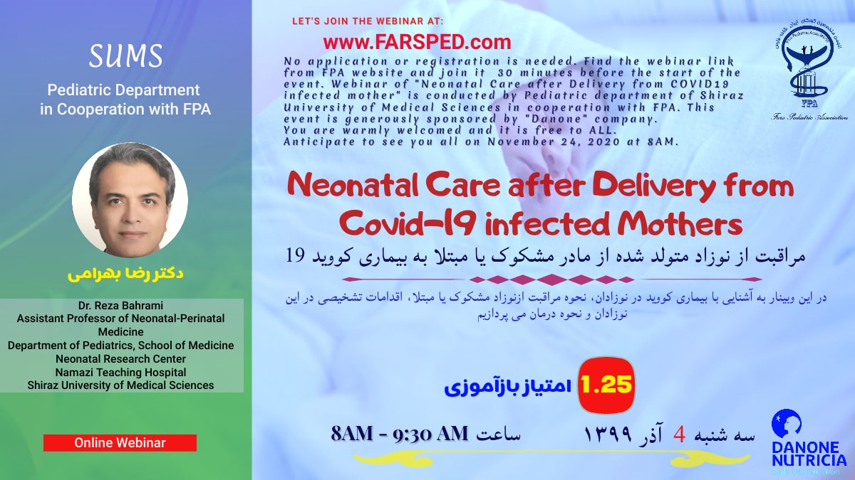 Neonatal Care after delivery from COVID19 infected Mother